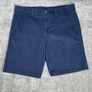 Nat Nast Shorts Men's 38 Navy Blue Chino Golf‎ Hike Trail Trekker Outdoors